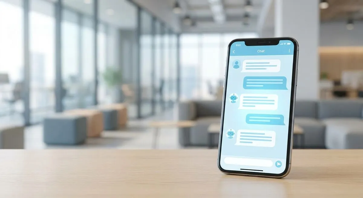 ממשק AI אוטומטי על סמארטפון