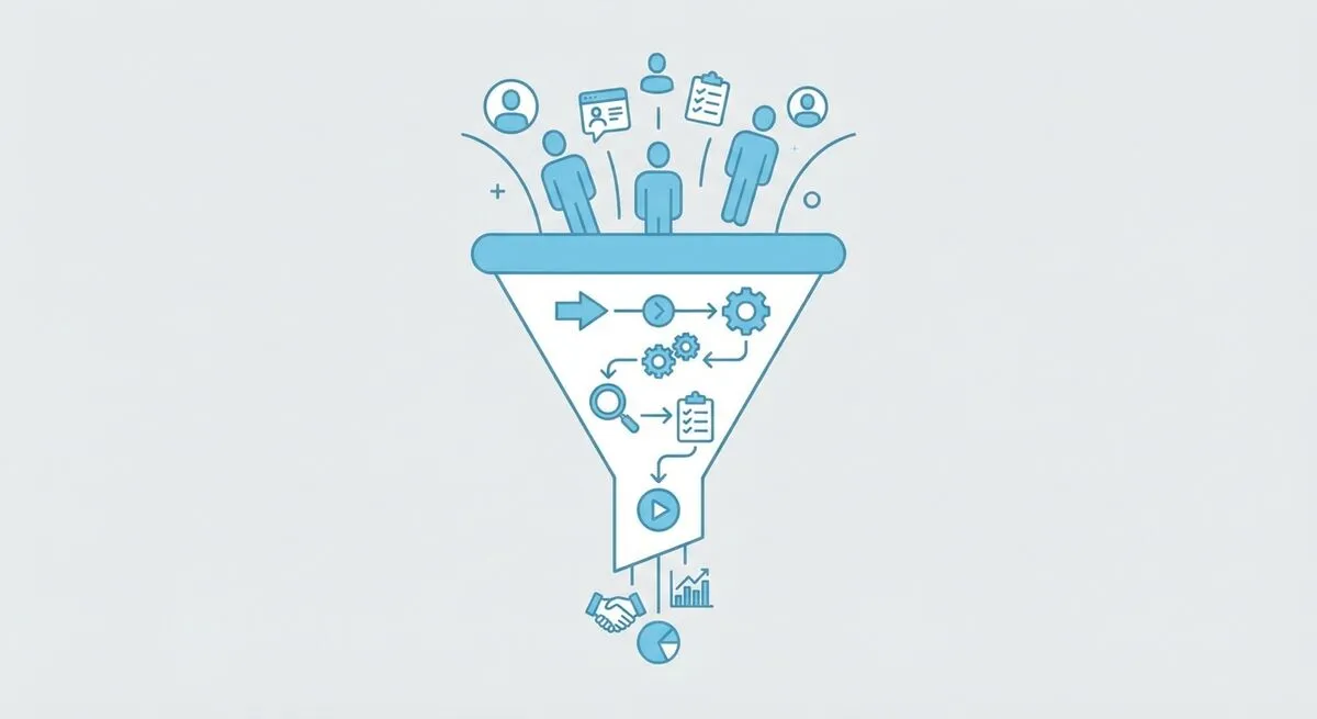 משפך מכירות ניהול לקוחות CRM