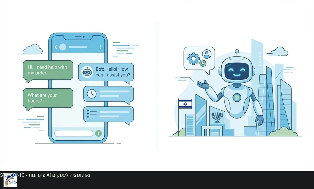 השוואת בוט וואטסאפ מול סוכן AI לעסקים