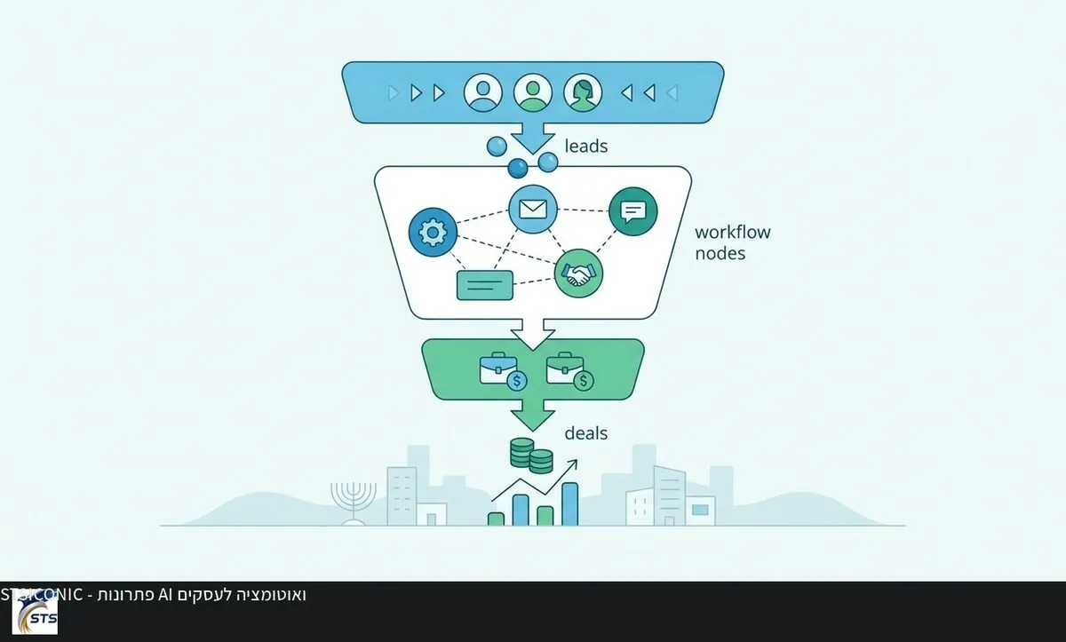 אוטומציה של תהליך המכירה - ממוביל ללקוח