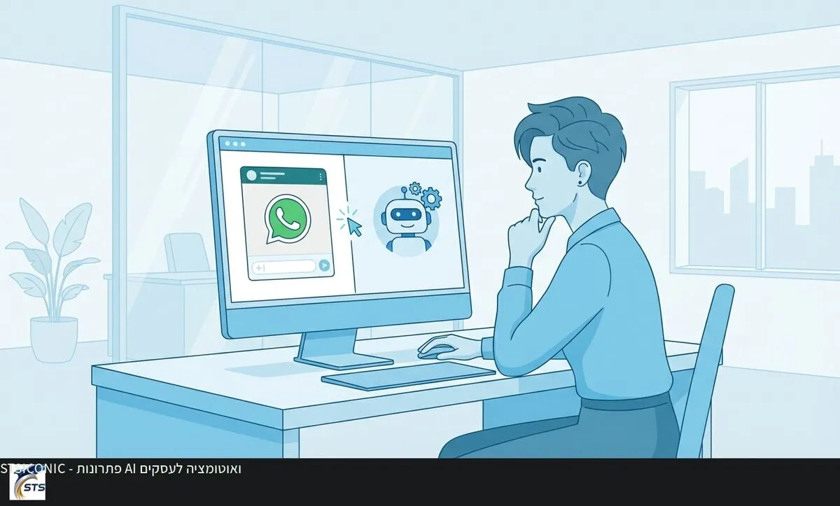בחירה בין בוט וואטסאפ לסוכן AI