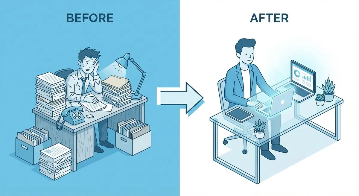 חיסכון בזמן עם אוטומציה עסקית מתקדמת