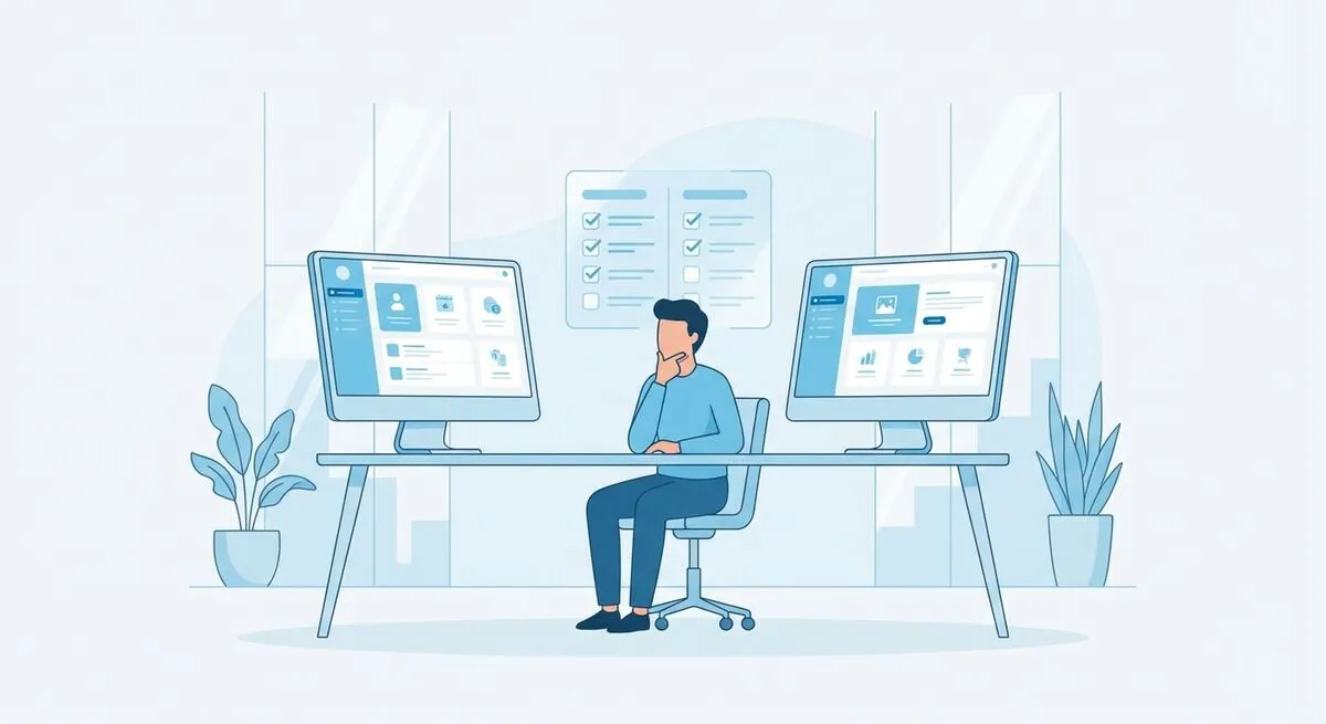 בעל עסק בוחר בין מערכות CRM - Monday מול Zoho