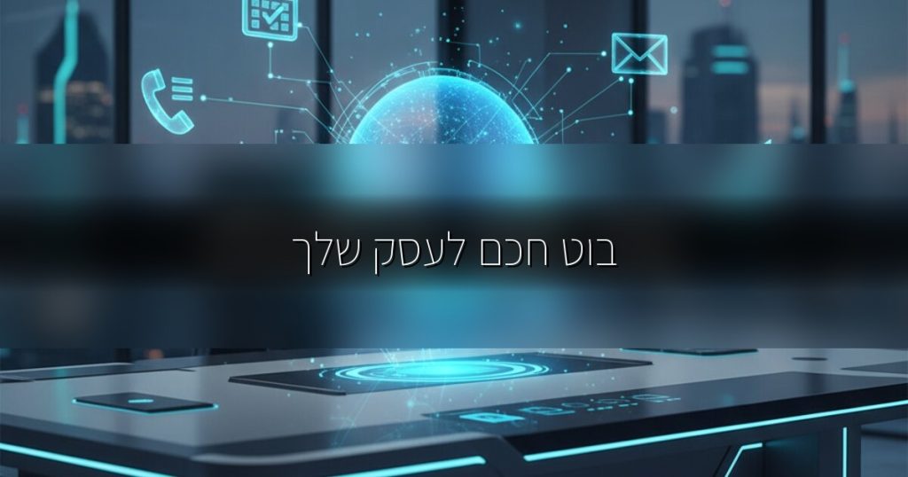 בוט חכם לעסקים עם בינה מלאכותית