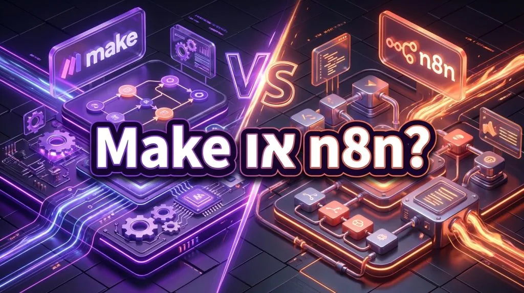 השוואת Make ו-n8n לאוטומציות עסקיות 2026