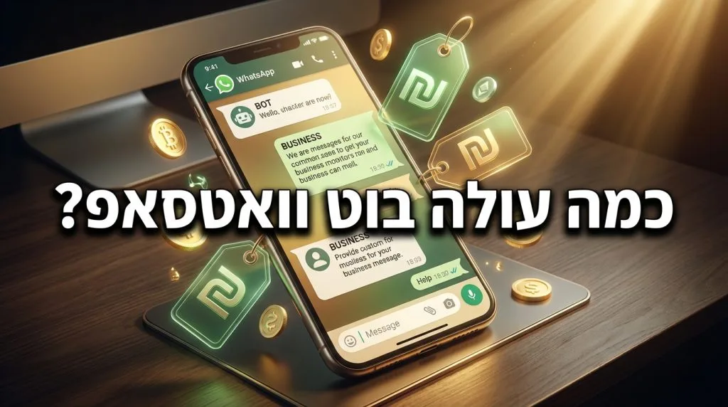 מדריך מחירים בוט וואטסאפ לעסקים 2026