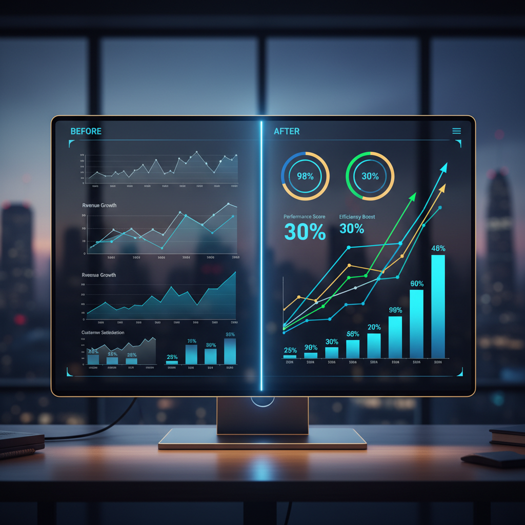 תוצאות הטמעת סוכן AI - שיפור דרמטי בביצועים
