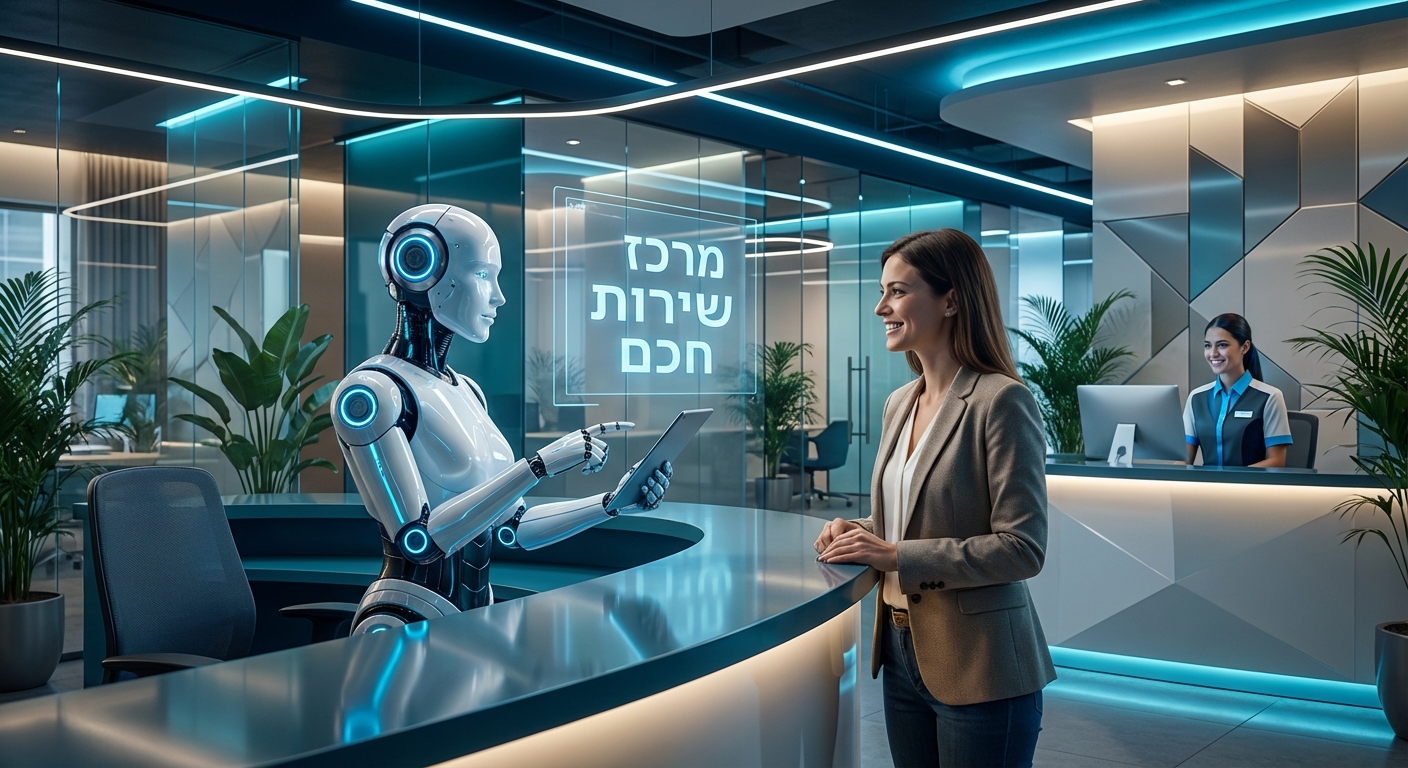 סוכן AI מסייע ללקוחות בשירות אוטומטי