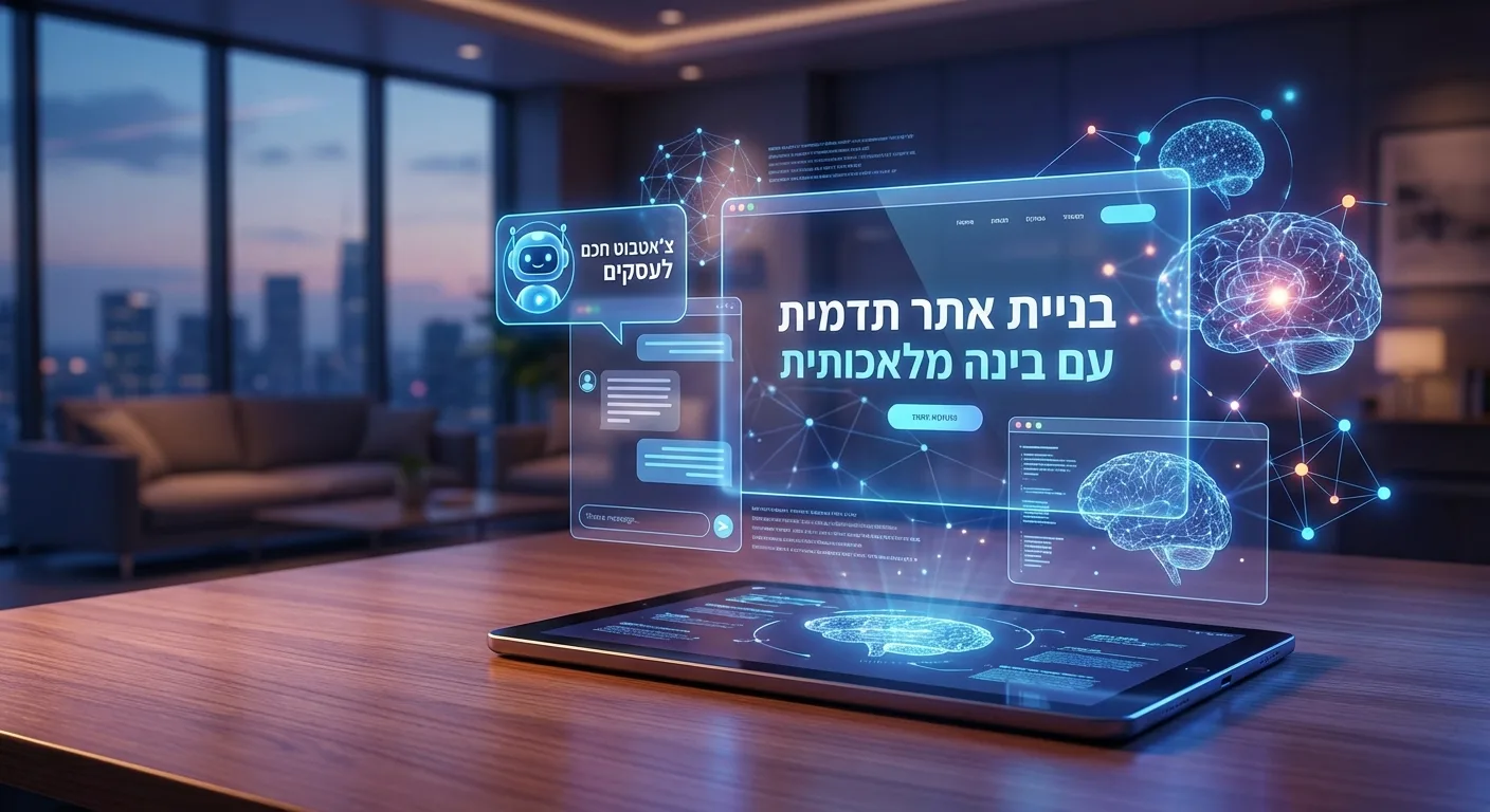 בניית אתר עסקי מקצועי עם וורדפרס ו-AI