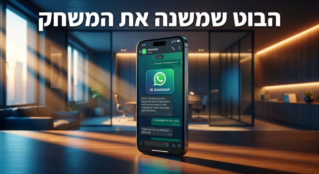 בוט וואטסאפ לעסקים — המדריך המקיף ליצירת בוט חכם ב-2026