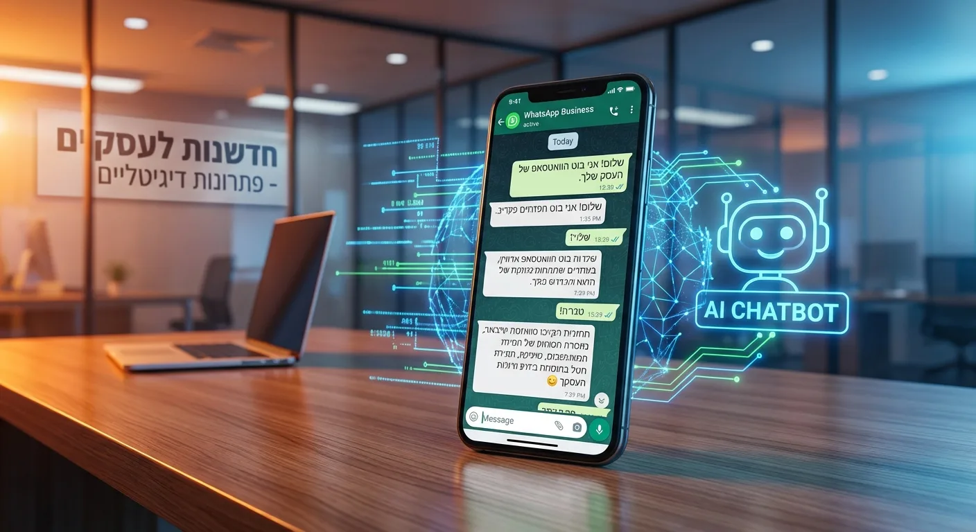 בוט וואטסאפ לעסקים - מדריך מקיף 2026