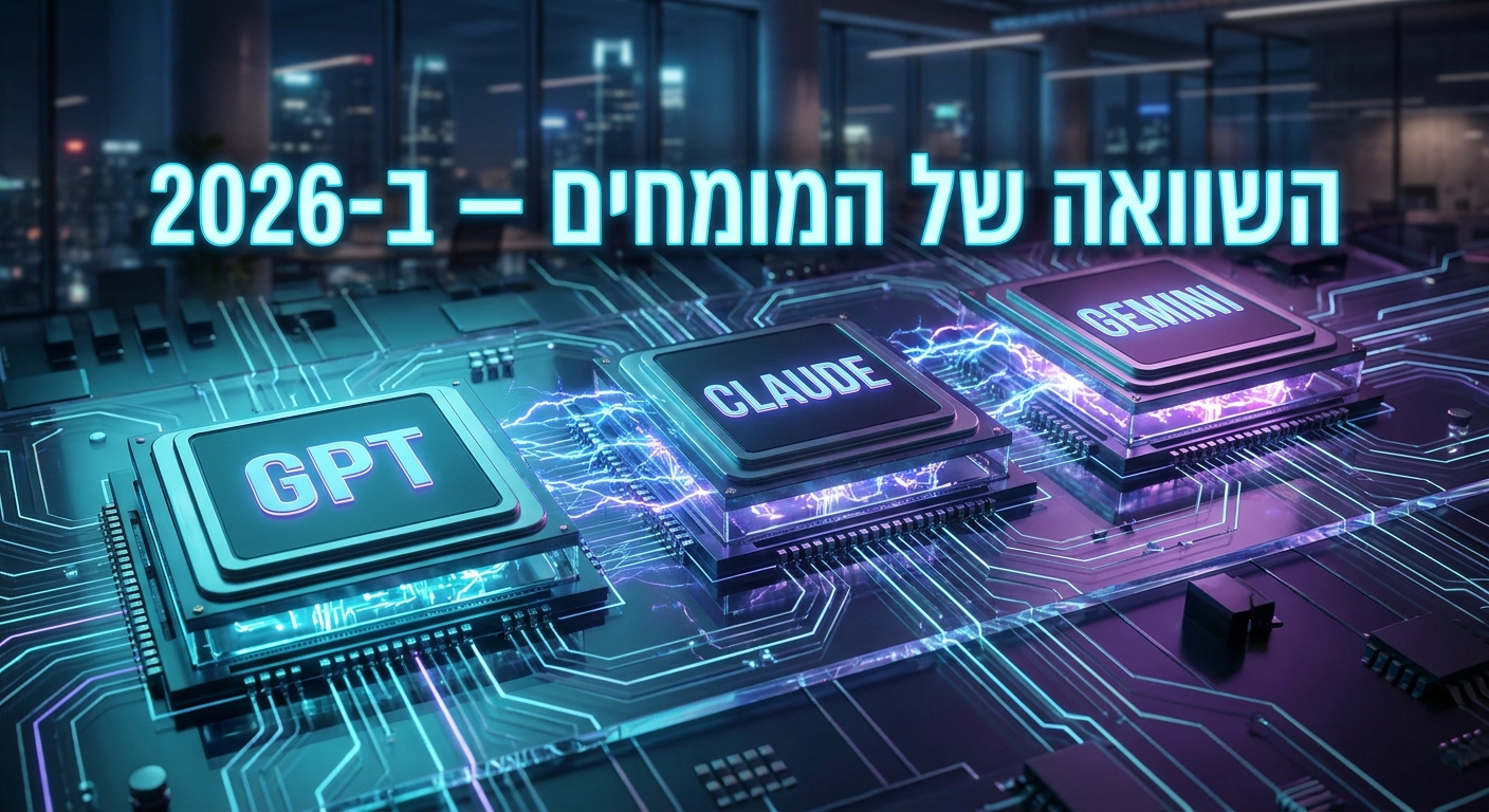 השוואת מודלי AI לעסקים ישראלים 2026