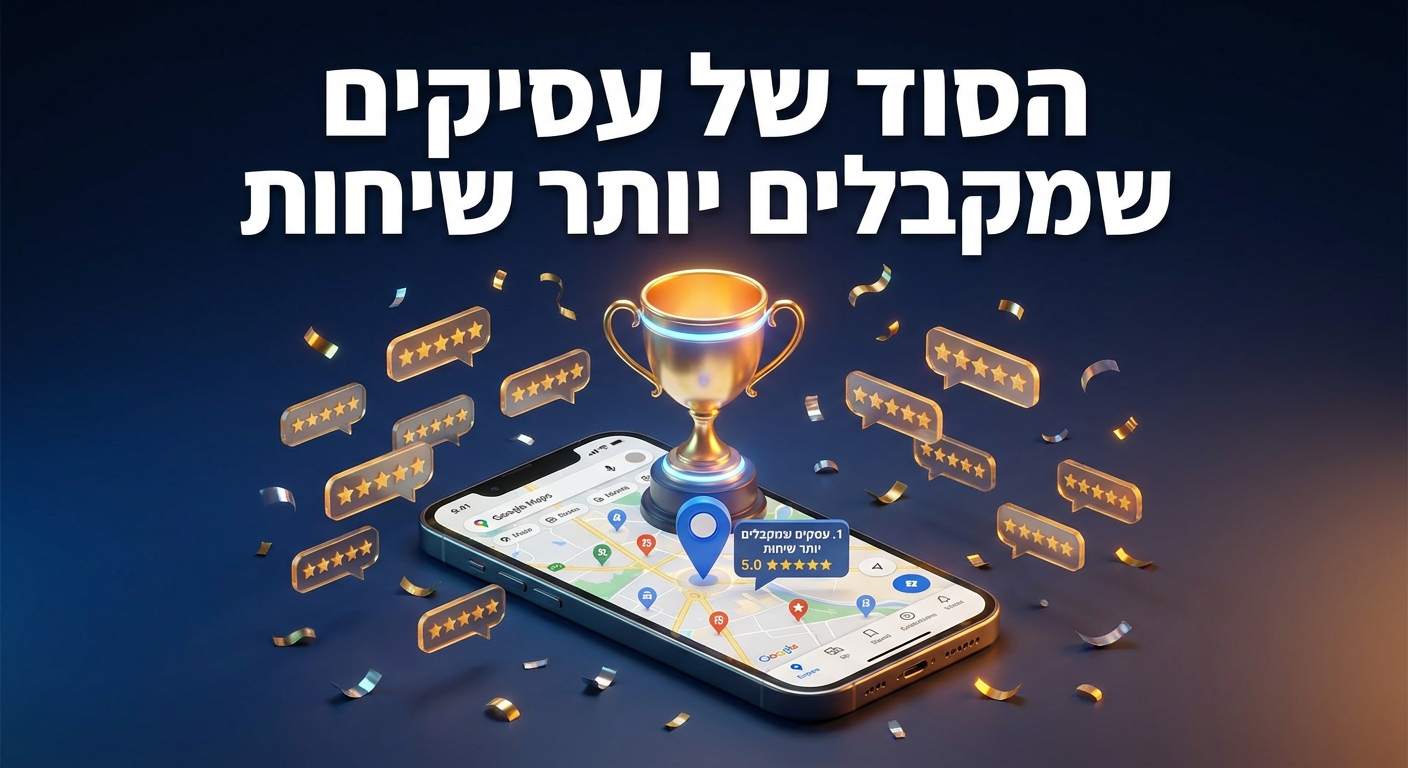 פרופיל עסק מוצלח בגוגל מפות