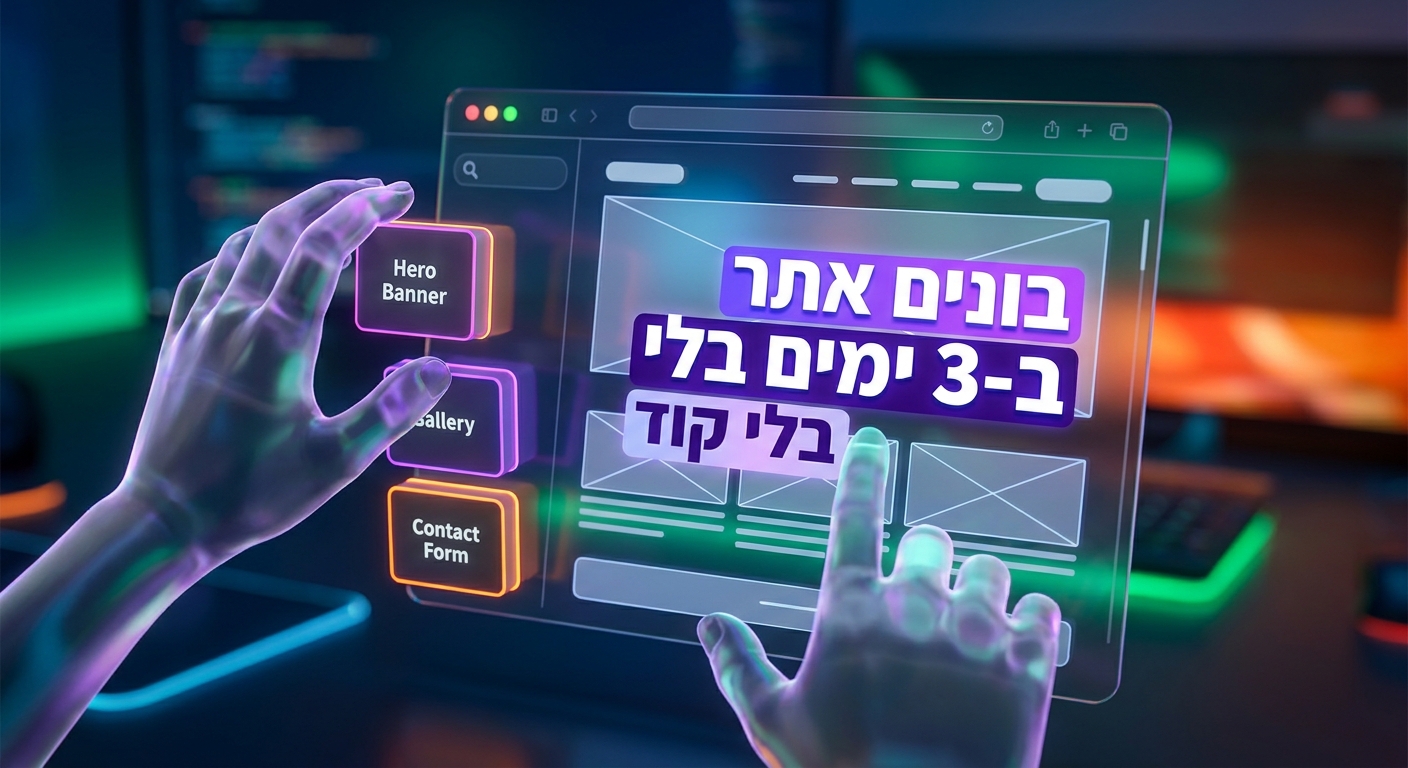 Elementor drag and drop עריכה חזותית