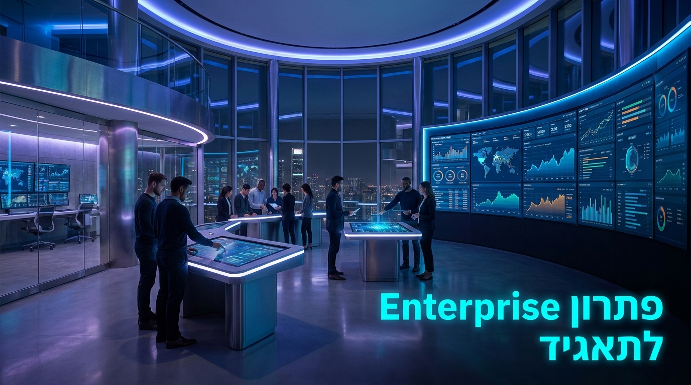 פתרון AI Enterprise לעסקים גדולים