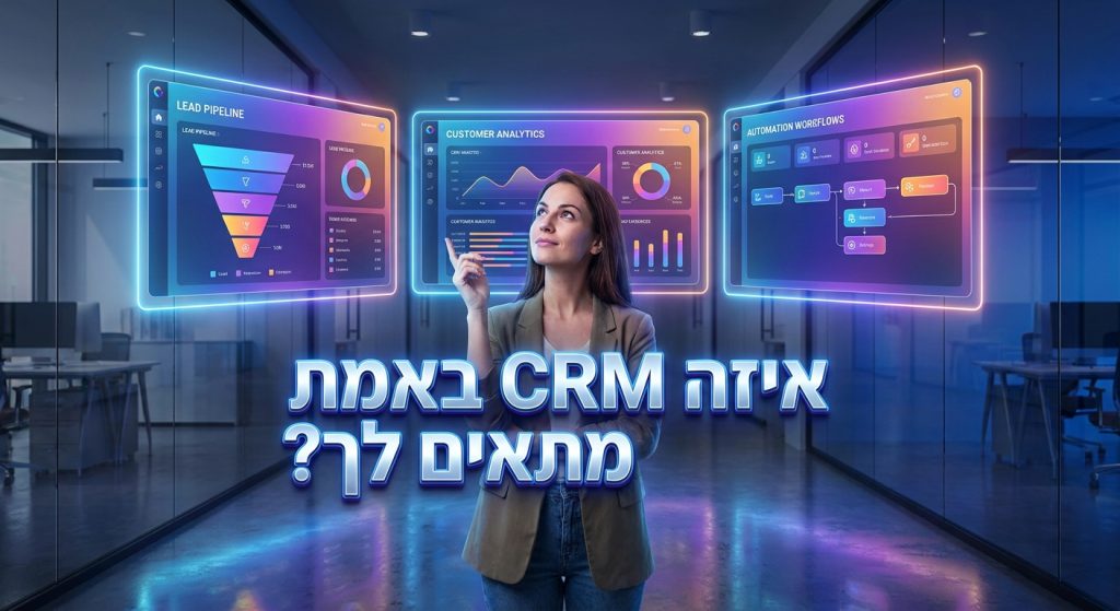 השוואת מערכות CRM לעסק קטן