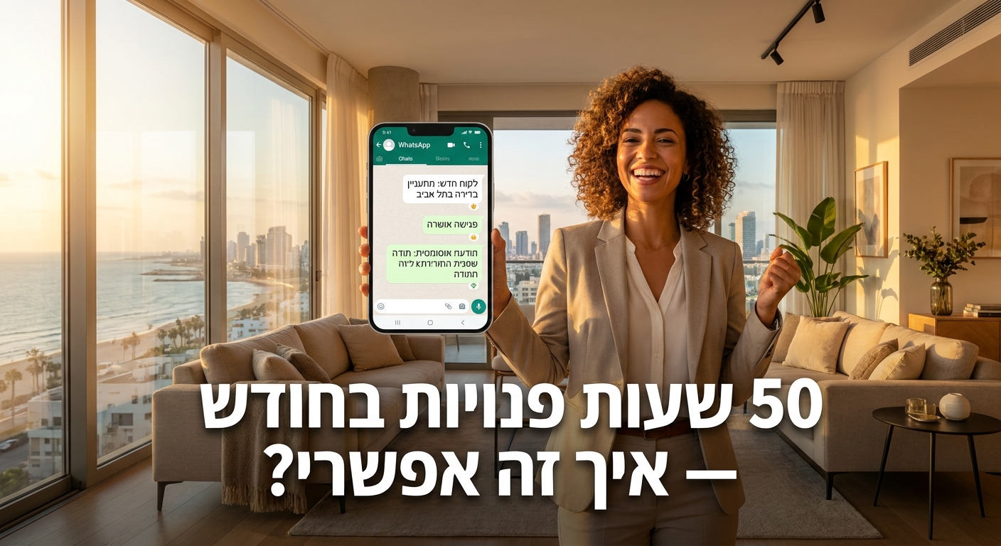 מתווך נדלן עם סוכן AI