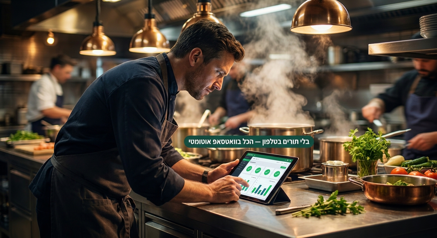 אוטומציה למסעדות עם AI