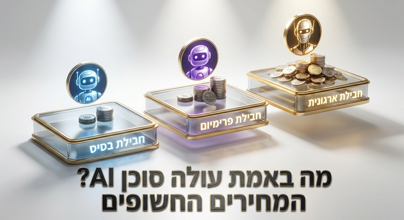 מחירי סוכן AI לעסקים