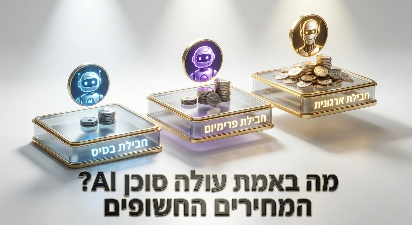 מחירי סוכן AI לעסקים