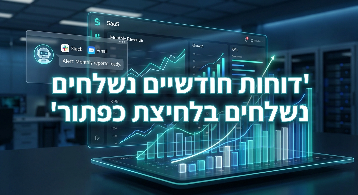 דוחות חודשיים נשלחים בלחיצת כפתור