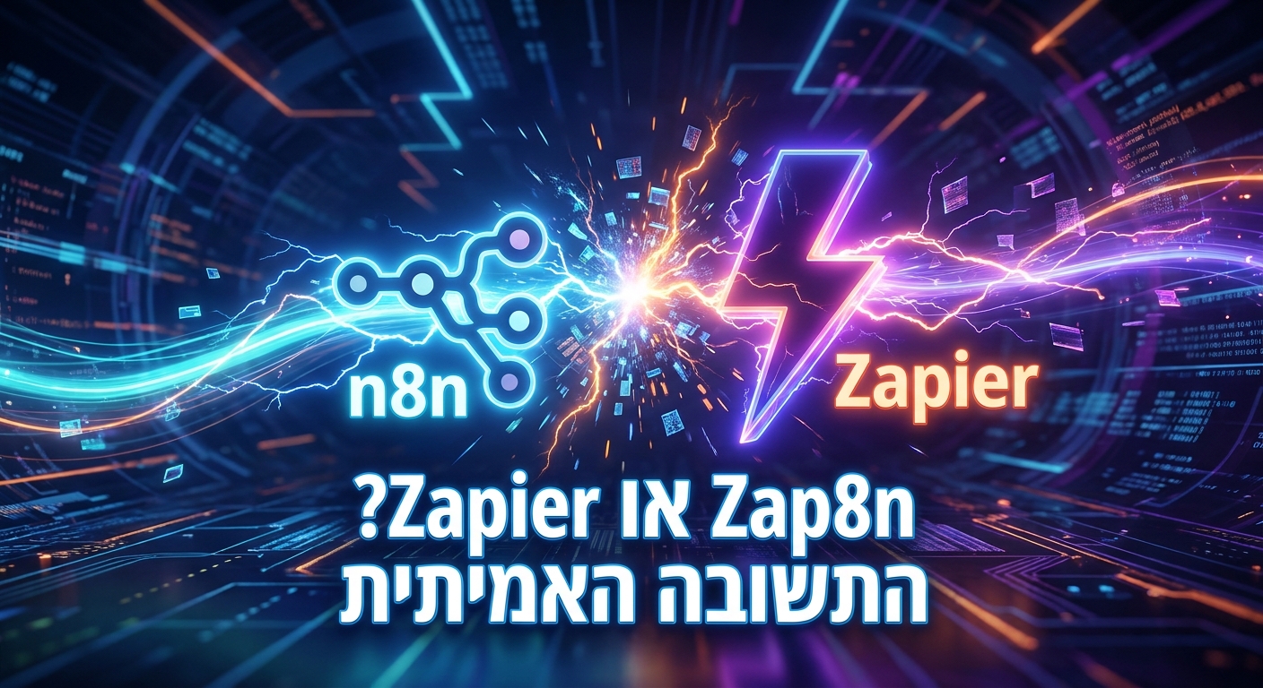 n8n או Zapier? התשובה האמיתית