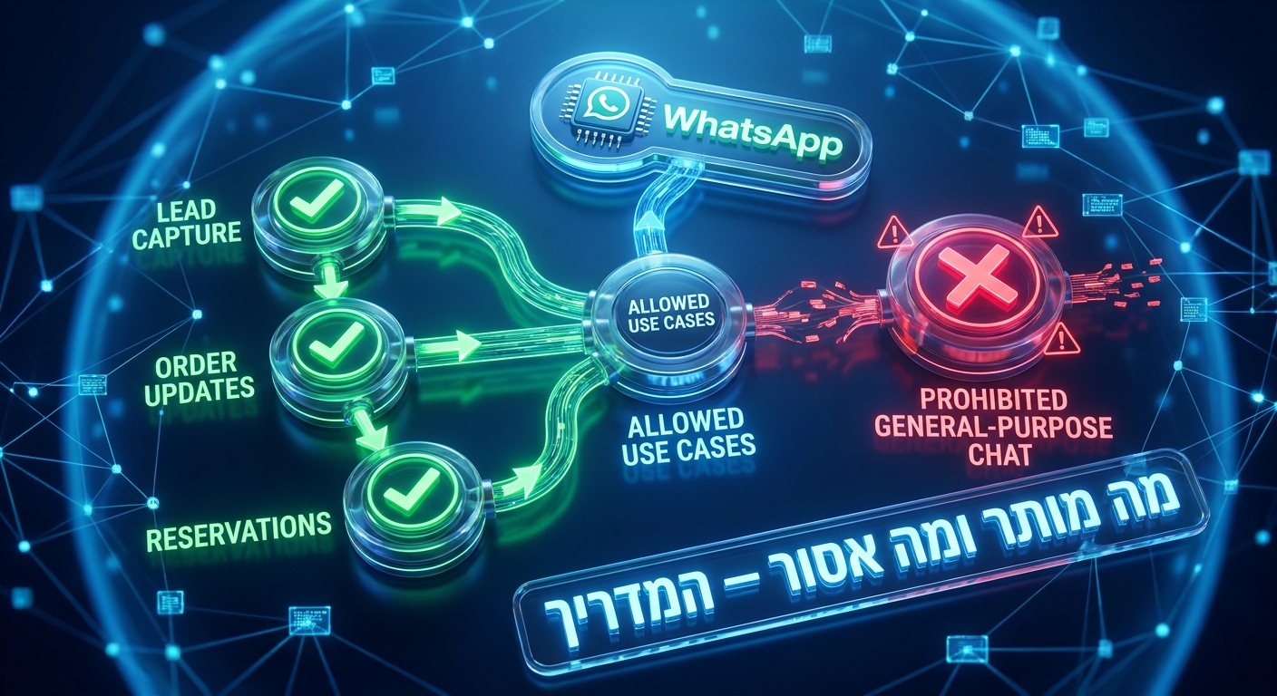 מדיניות Meta WhatsApp Business 2026 — מותר ואסור