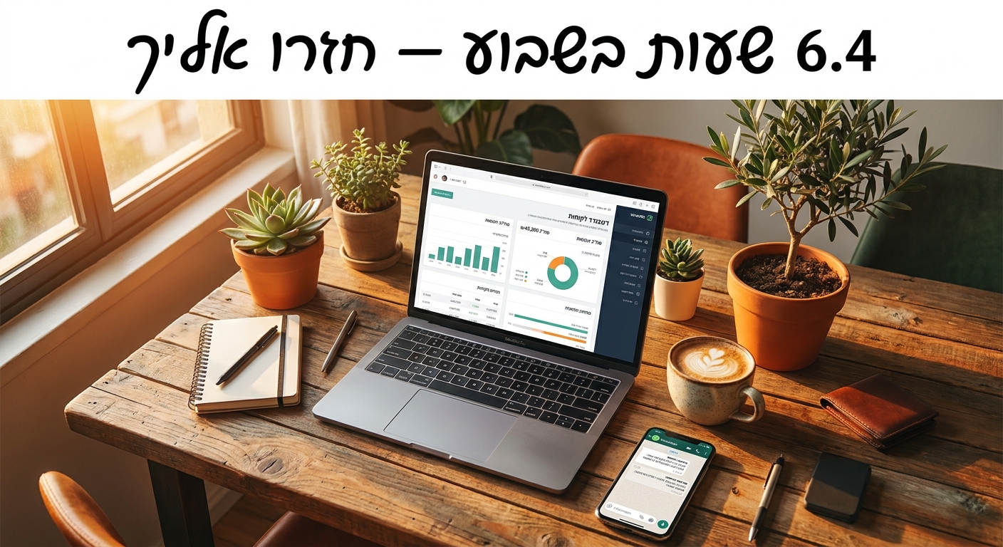 עסק קטן חוסך זמן עם סוכן שירות לקוחות AI