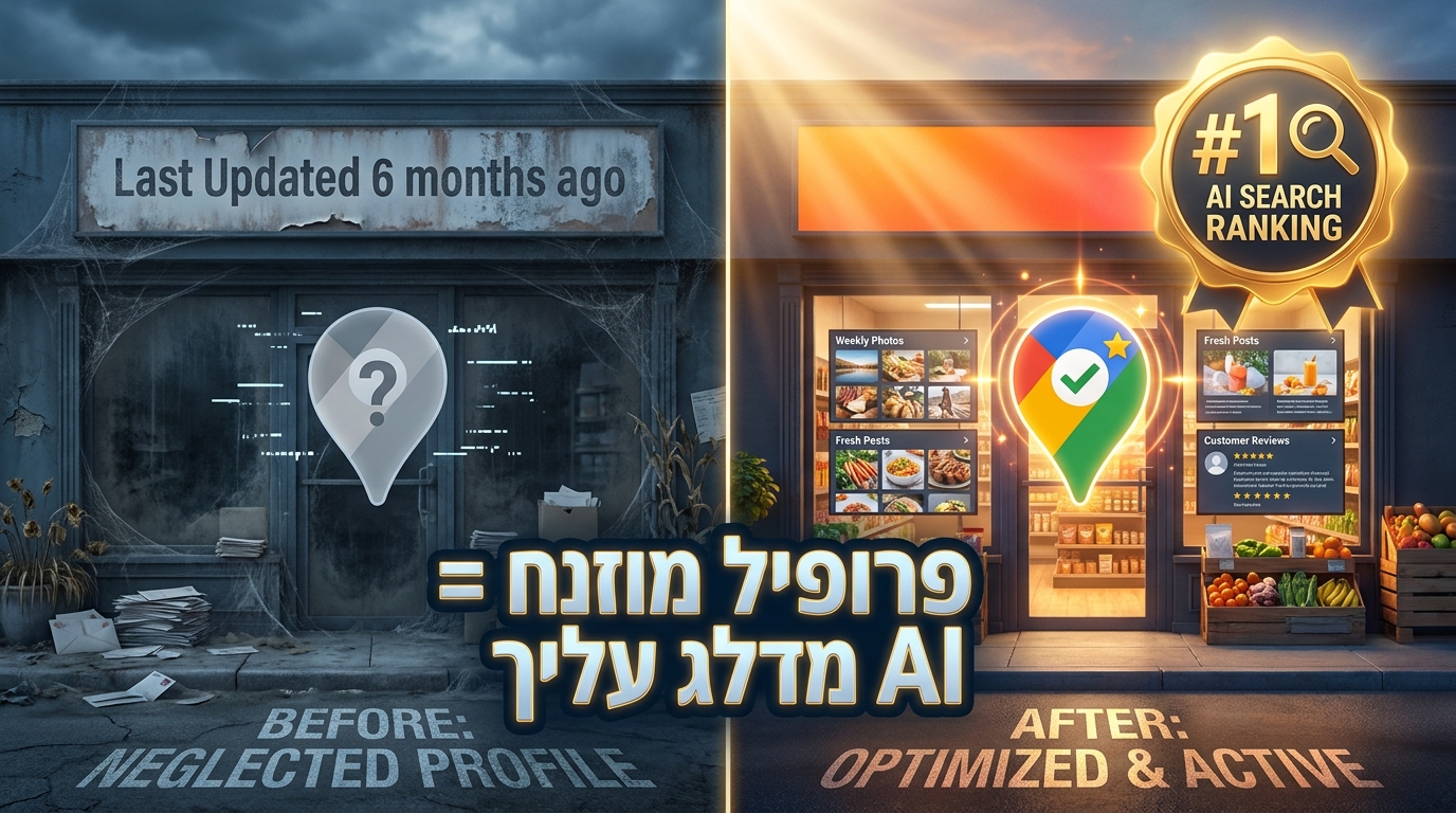 GBP מוזנח vs מעודכן AI מדלג