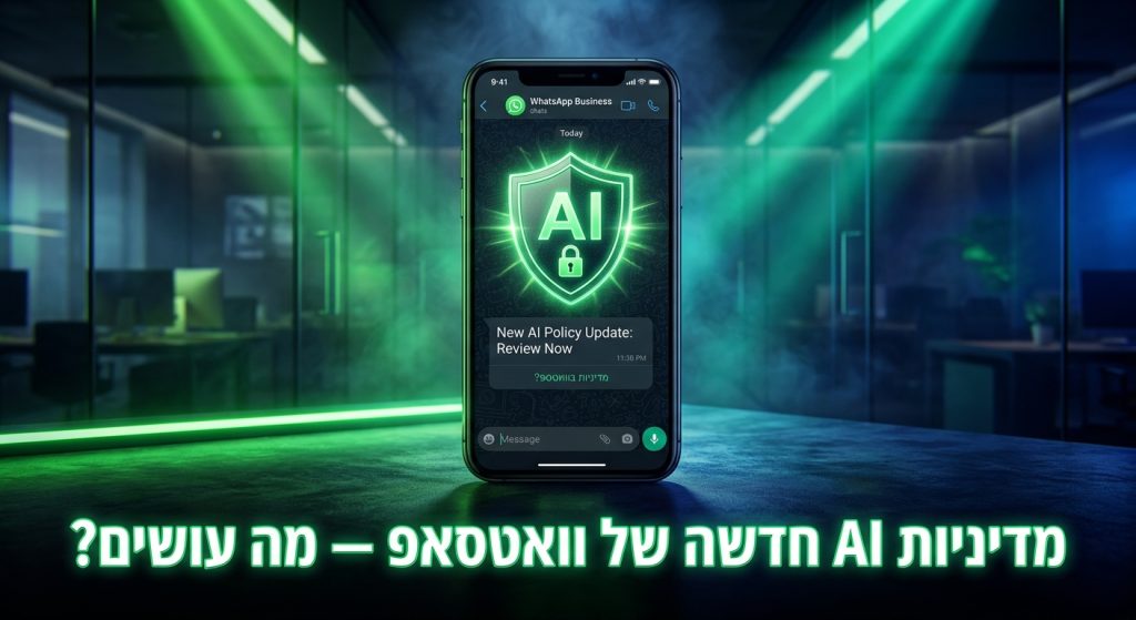 מדיניות AI חדשה של וואטסאפ במאי 2026