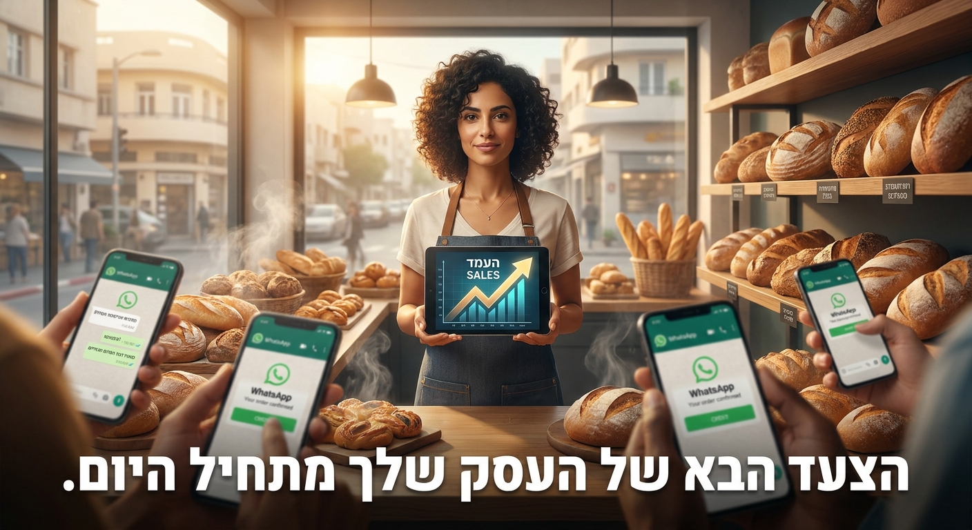 בעלת עסק ישראלית מצליחה עם אוטומציה מלאה ב-2026