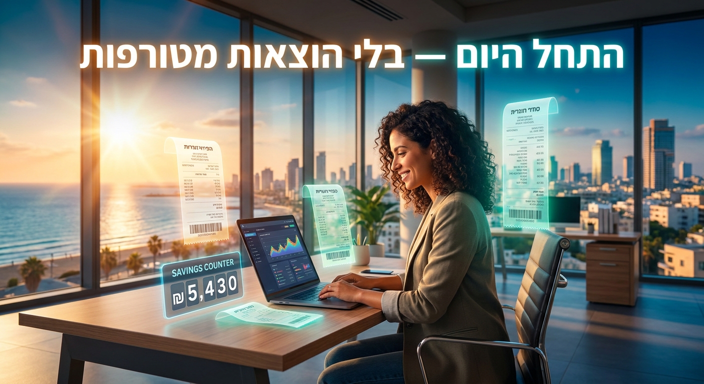 עסק ישראלי חוסך עם AI זול 2026