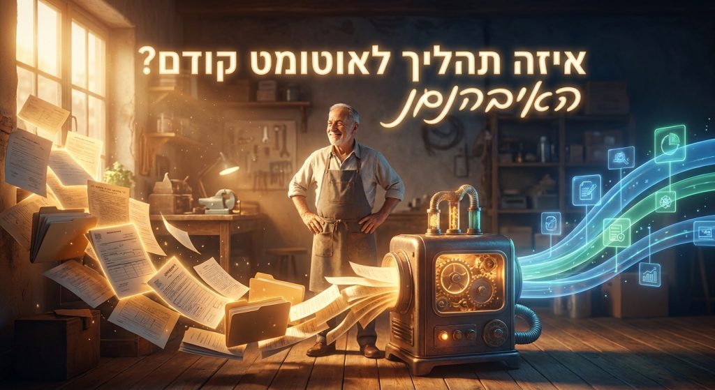 מדריך תהליך ראשון לאוטומציה לעסק קטן