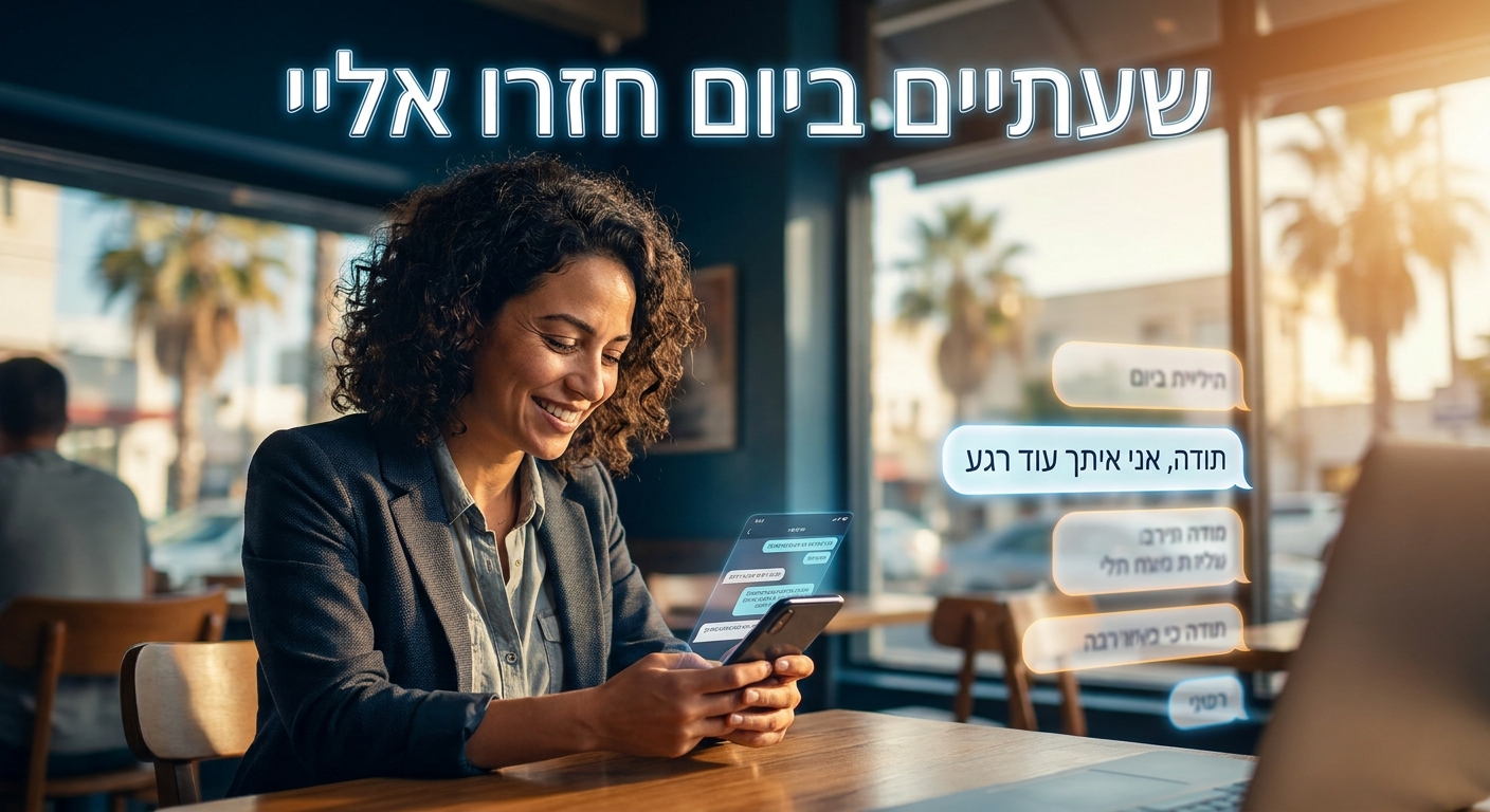 אוטומציה מחזירה זמן לבעלי עסקים