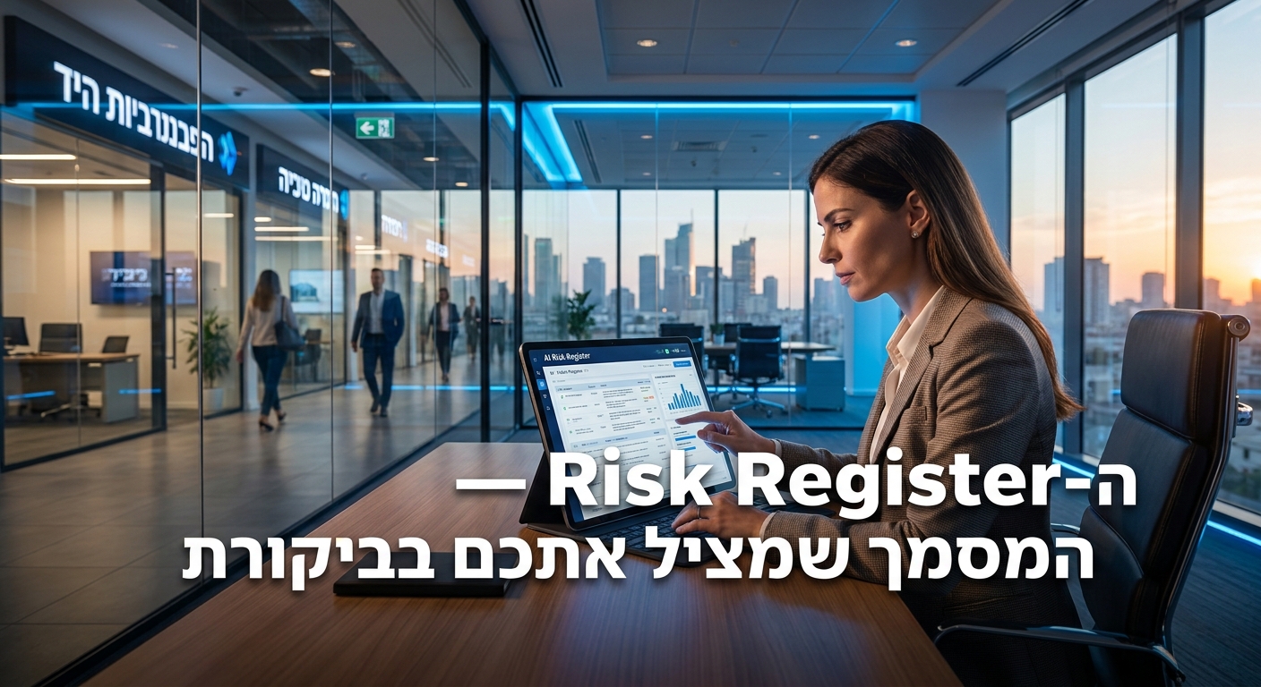 AI Risk Register לארגון ישראלי 2026