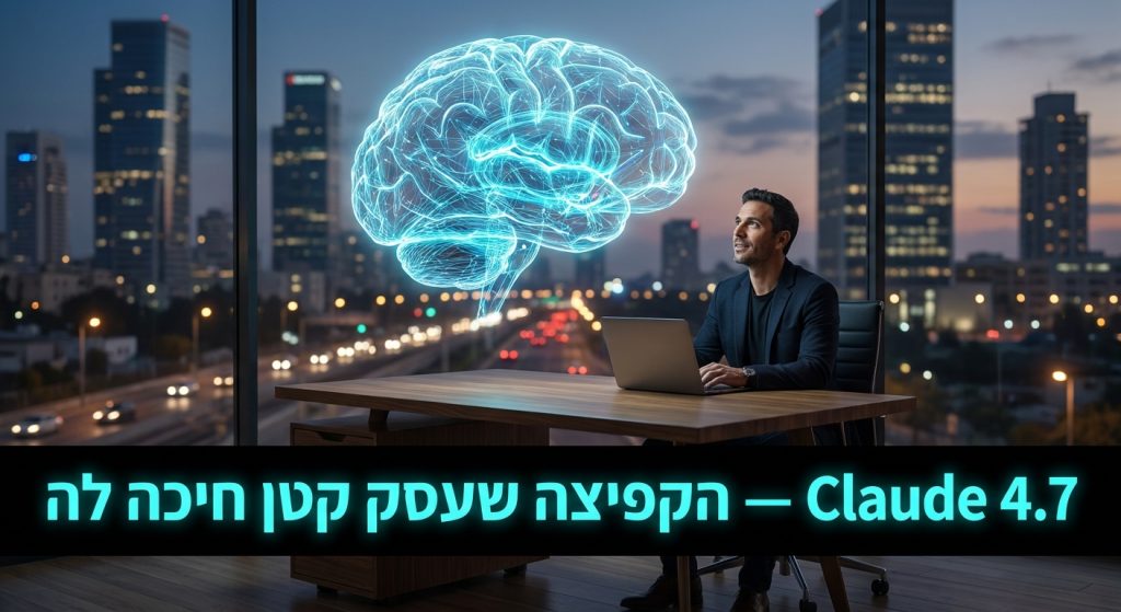 Claude Opus 4.7 לעסקים ישראלים — קפיצת ביצועים