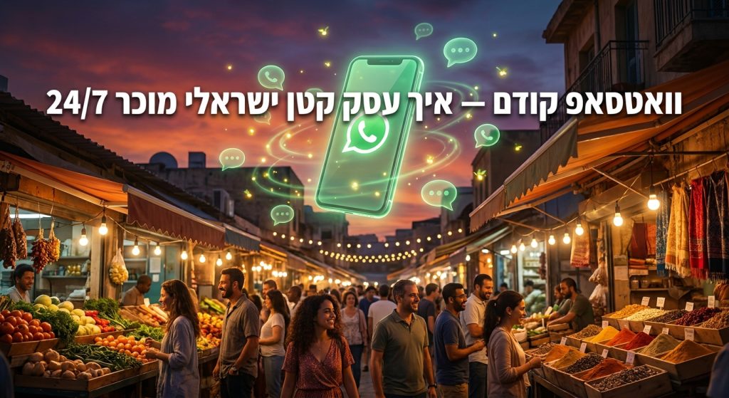 אסטרטגיית וואטסאפ-קודם לעסק קטן ישראלי
