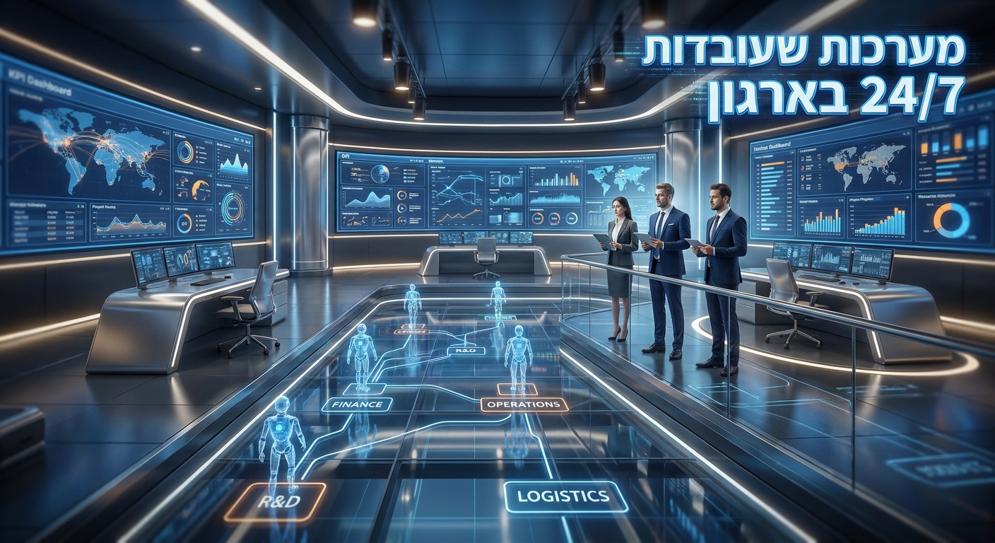 מערכות AI אוטונומיות בארגון 24/7