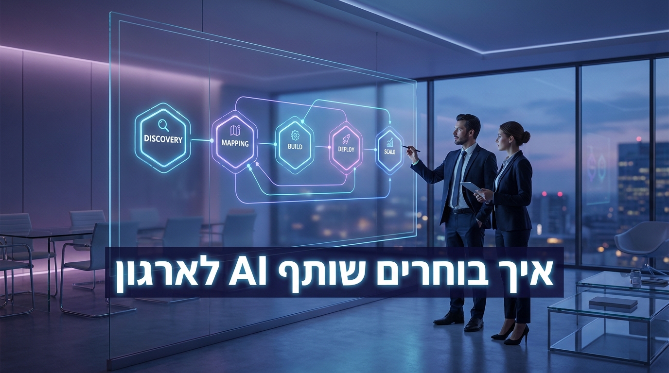 איך בוחרים שותף AI לארגון - STSICONIC
