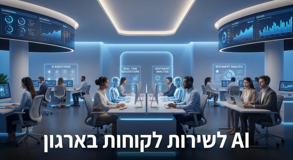 AI לשירות לקוחות בארגון STSICONIC