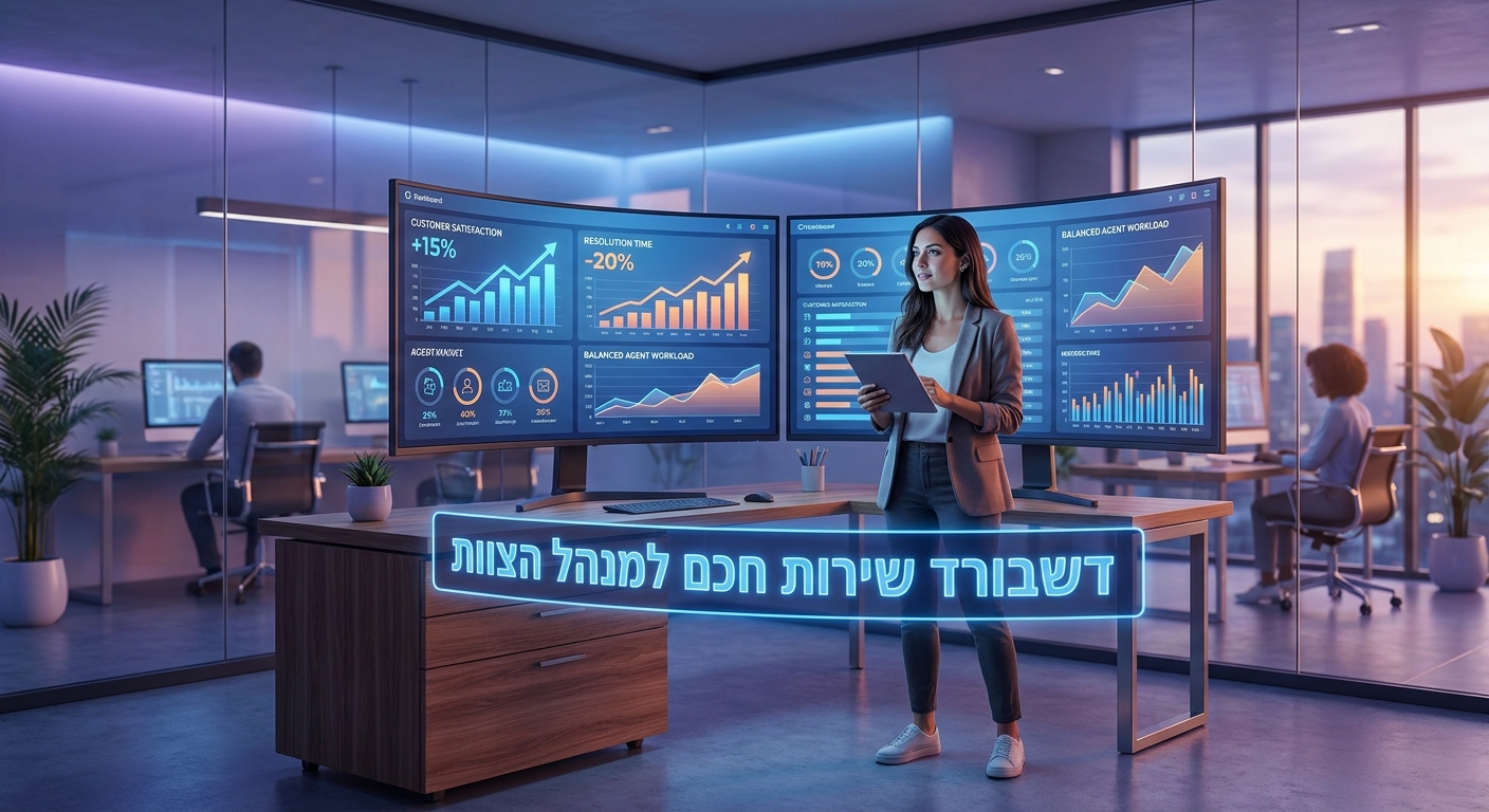 דשבורד AI שירות לקוחות - STSICONIC