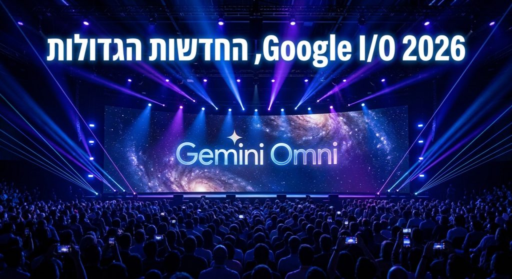Google I/O 2026 הצגת Gemini Omni