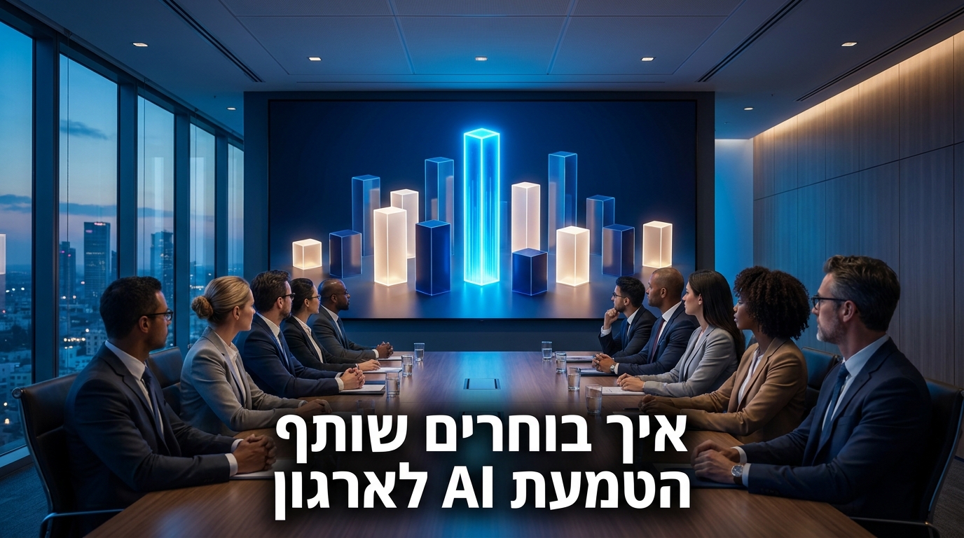 צוות הנהלה ישראלי בוחר שותף הטמעת AI