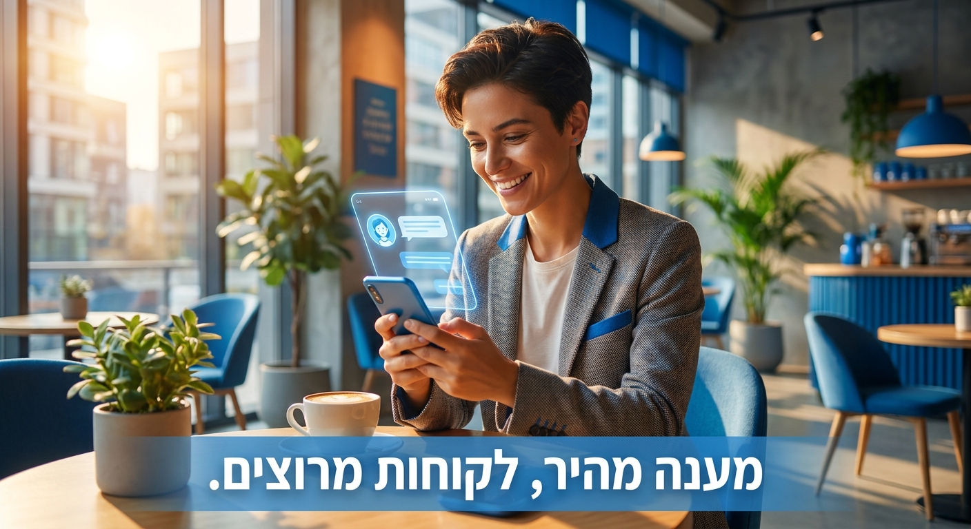 מענה מהיר ללקוחות בעזרת AI