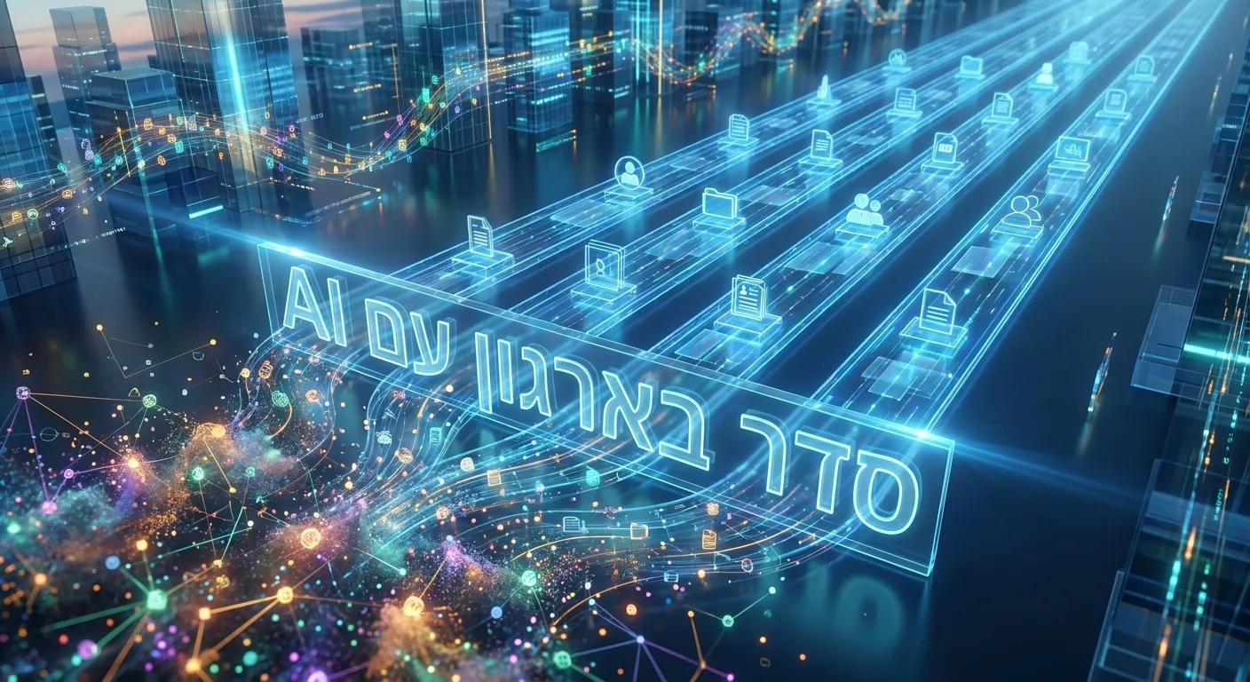 סדר בארגון עם הטמעת AI מקצה לקצה