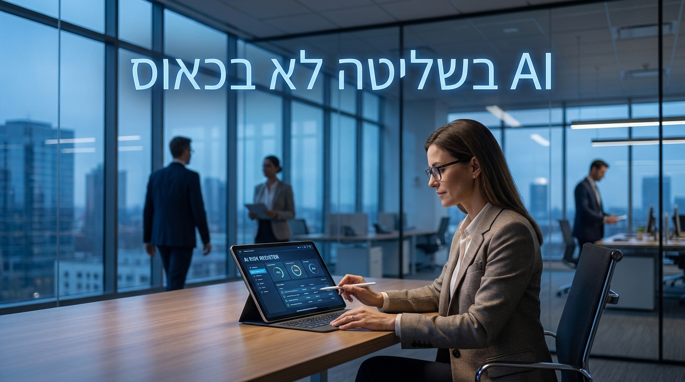 ניהול סיכוני AI בארגון בשליטה