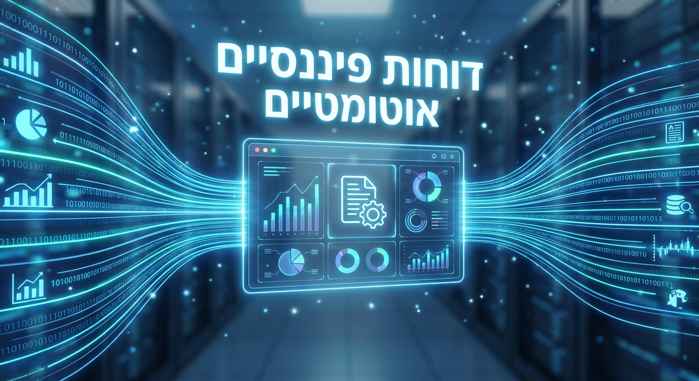 דוחות פיננסיים אוטומטיים עם AI בארגון