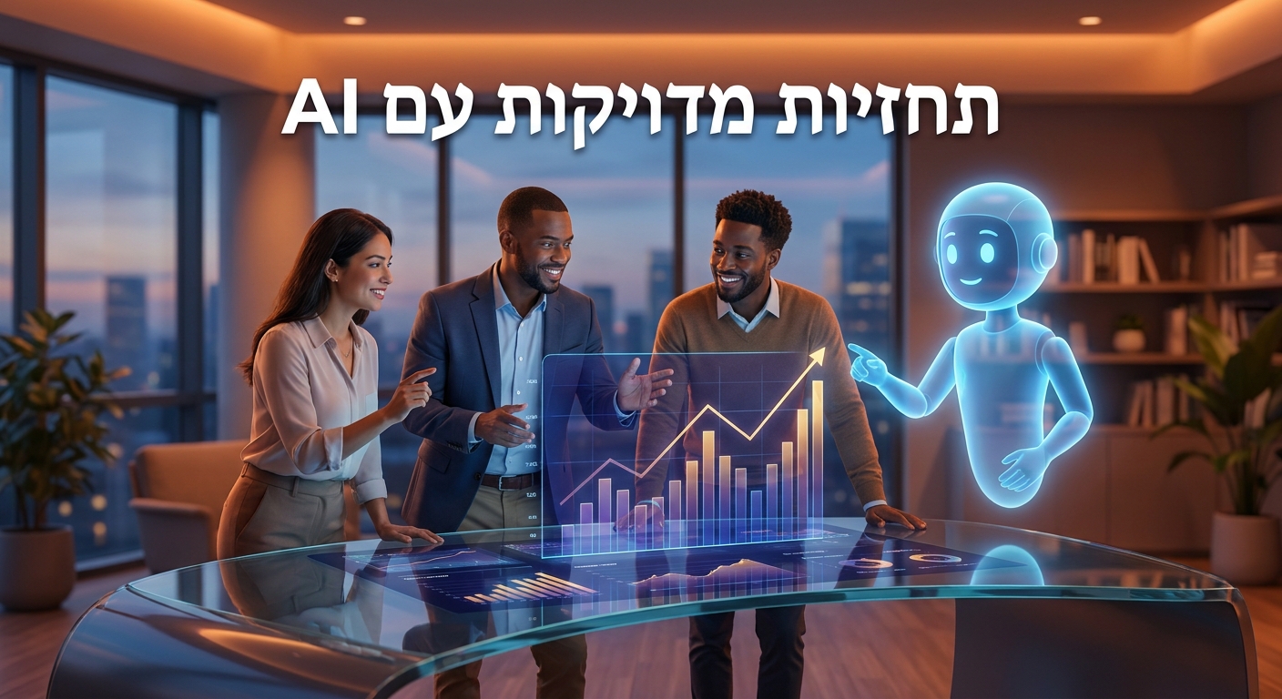 תחזיות פיננסיות מדויקות עם AI בארגון