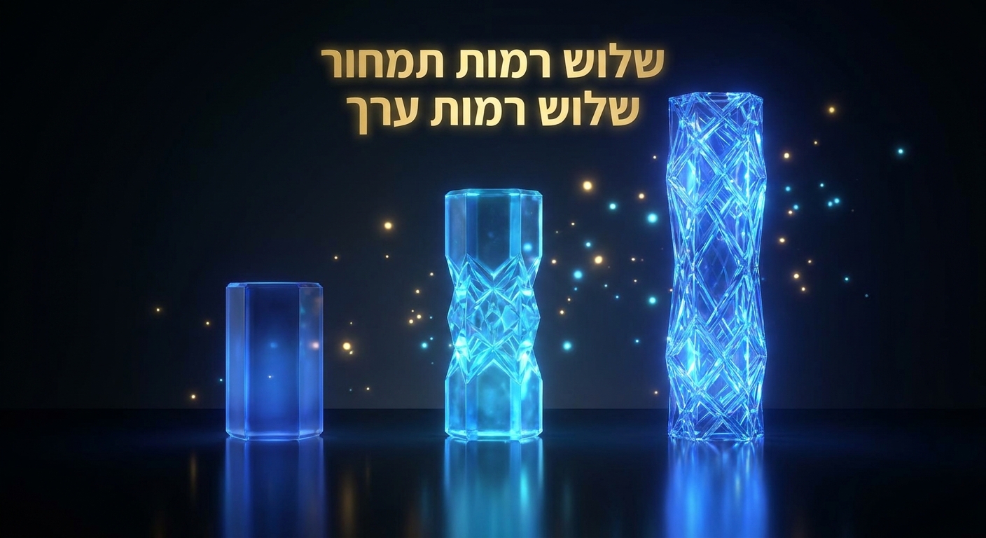 שלוש רמות תמחור צ'אט בוט לעסק