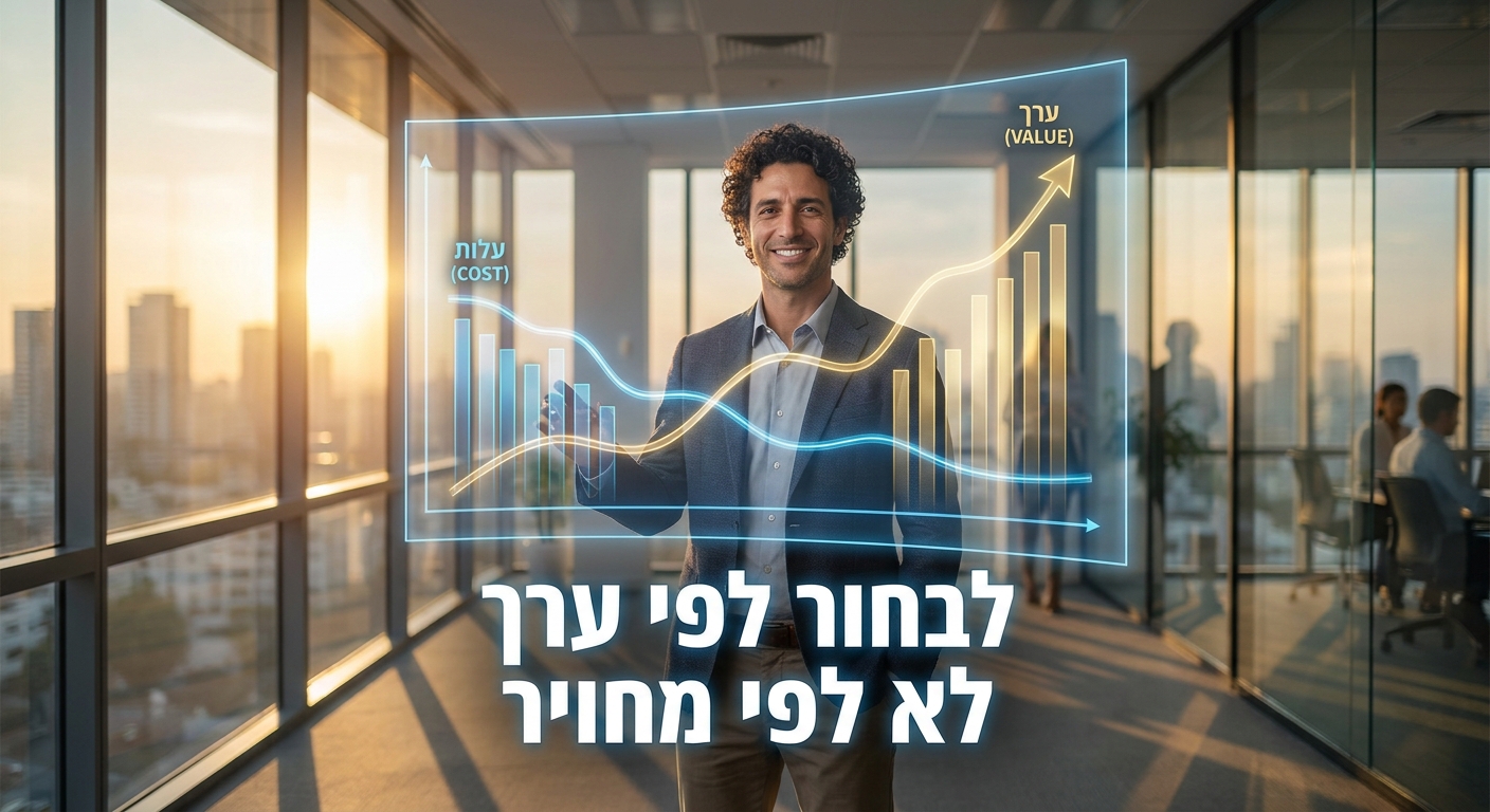 בחירת צ'אט בוט לעסק לפי ערך ולא לפי מחיר